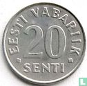 Estonia 20 senti 2004 - Image 2