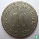 German Empire 10 pfennig 1893 (G) - Image 1