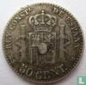 Espagne 50 centimos 1880