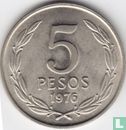 Chile 5 Peso 1976 - Bild 1