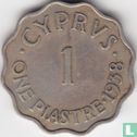 Cyprus 1 piastre 1938 - Image 1