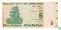 Zimbabwe 5 Dollars 2009 - Afbeelding 1