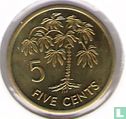 Seychellen 5 cents 1997 - Afbeelding 2