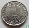 Duitse Rijk 50 reichspfennig 1938 (met hakenkruis - G) - Afbeelding 1