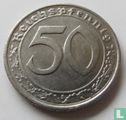 Duitse Rijk 50 reichspfennig 1938 (met hakenkruis - G) - Afbeelding 2