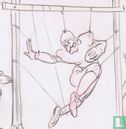 Carl Barks - originele tekening voor cartoon  - Afbeelding 2
