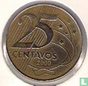 Brazil 25 centavos 2000 - Image 1