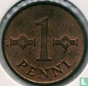 Finlande 1 penni 1968 - Image 2