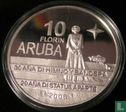 Aruba10 florin 2006 (PROOF) "30th anniversary Flag and anthem and 20th anniversary Status Aparte" - Image 1
