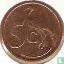 Afrique du Sud 5 cents 2011 - Image 2