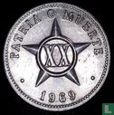Cuba 20 centavos 1969 - Afbeelding 1
