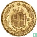 Italy 20 lire 1882 (gold) - Image 2