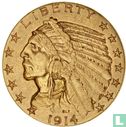 États-Unis 5 dollars 1914 (sans lettre) - Image 1