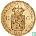 Netherlands 10 gulden 1898 (type 2) - Image 1