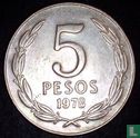Chili 5 pesos 1978 - Image 1