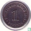 Deutsches Reich 1 Pfennig 1889 (F) - Bild 1