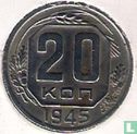Rusland 20 kopeken 1945 - Afbeelding 1