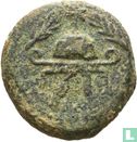 Judea, AE 8 Prutot, 40-4 v.Chr., Herodes I de Grote, Samaria (Sebaste?) - Afbeelding 1