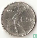 Italy 50 lire 1986 - Image 1