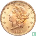 United States 20 dollars 1895 (without S) - Image 1