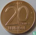 België 20 francs 2001 (FRA) - Afbeelding 1