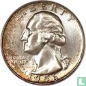 États-Unis ¼ dollar 1956 (sans lettre) - Image 1