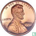 États-Unis 1 cent 1990 (BE - sans lettre) - Image 1