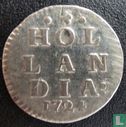 Hollande 1 stuiver 1724 (argent) - Image 1