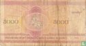 Bélarus 5.000 Roubles 1992 - Image 2