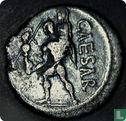 Romeinse Rijk, AR Denarius, 47-46 BC, Julius Caesar, Afrika mobile mint - Afbeelding 2