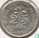 Ceylon 25 Cent 1926 - Bild 1