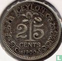 Ceylon 25 cents 1900 - Image 1