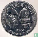 Thailand 5 baht 1980 (BE2523) "Queen's anniversary and FAO Ceres medal" - Afbeelding 1