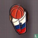 Basketbal met Sloveense vlag - Afbeelding 1