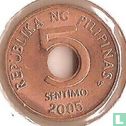 Philippines 5 sentimo 2005 - Image 1