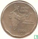 India 2 rupees 2000 (Mumbai) - Afbeelding 1