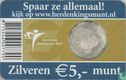 Netherlands 5 euro 2006 (coincard - KNM) "400th anniversary Birth of Rembrandt Harmenszoon van Rijn" - Image 2