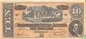Confederate States 10 Dollar - Afbeelding 1