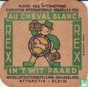 In 't Wit Paard wereldtentoonstelling 1935 Au Cheval Blanc exposition international Bruxelles 1935 / Bière Rex  Rex bier - Bild 1