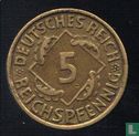 Duitse Rijk 5 reichspfennig 1936 (J) - Afbeelding 2