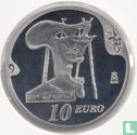 Spain 10 euro 2004 (PROOF) "100th anniversary of the birth of Salvador Dali - Self portrait with bacon strip" - Image 2