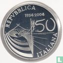 Italië 5 euro 2004 (PROOF) "50th anniversary of Italian Television" - Afbeelding 1