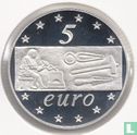 Italië 5 euro 2003 (PROOF) "Work in Europe" - Afbeelding 2