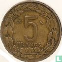 Äquatorialafrikanische Staaten 5 Franc 1961 - Bild 2