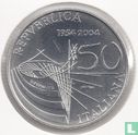 Italië 5 euro 2004 "50th anniversary of Italian Television" - Afbeelding 1