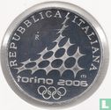 Italy 10 euro 2005 (PROOF) "2006 Winter Olympics in Turin - Alpine skiing" - Image 2