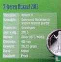 Netherlands 1 ducat 2013 (PROOF) "Groningen" - Image 3
