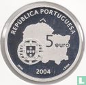 Portugal 5 euro 2004 (PROOF) "Historical centre of Évora" - Afbeelding 1