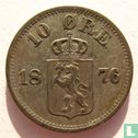 Norvège 10 øre 1876 - Image 1