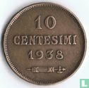 San Marino 10 Centesimi 1938 - Bild 1
